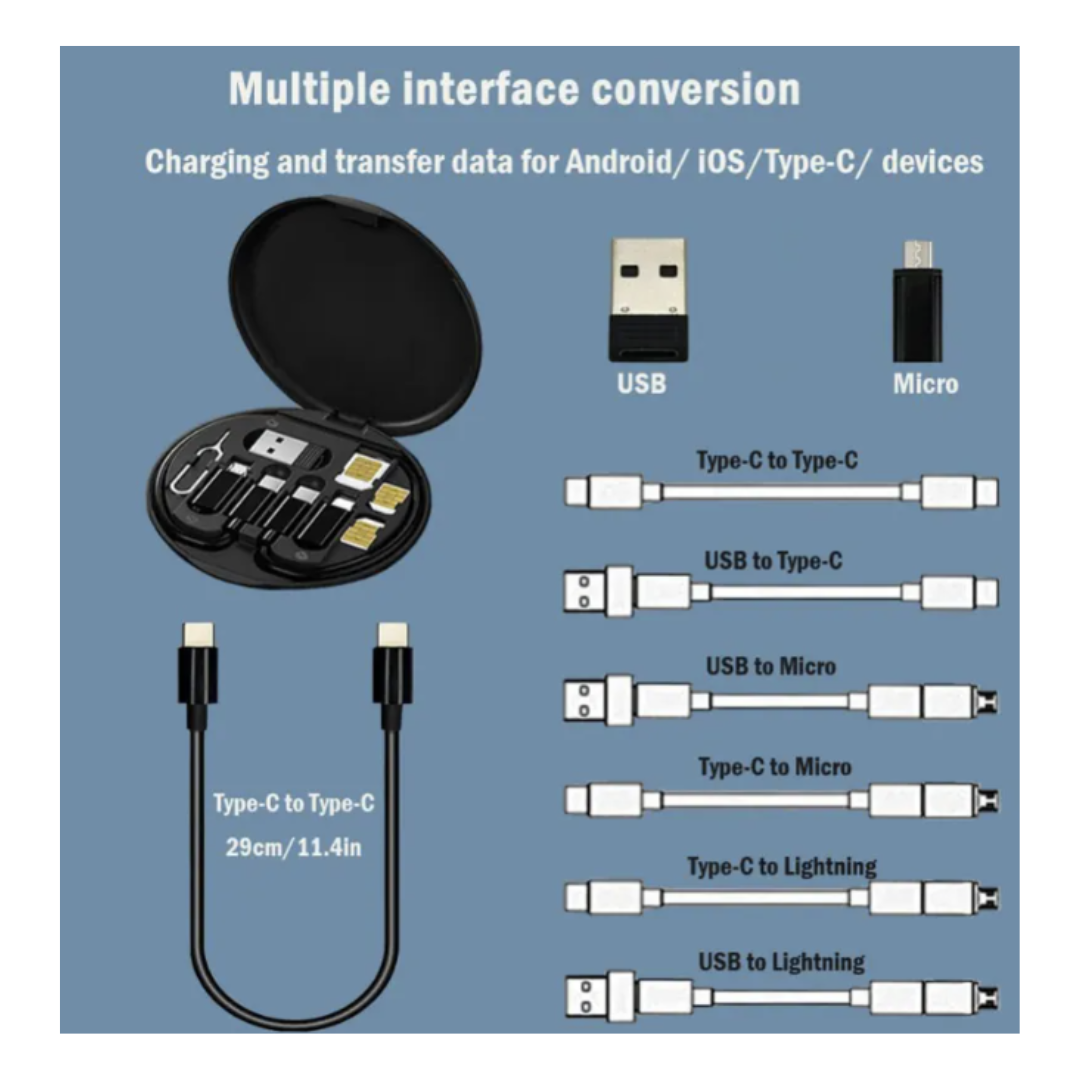 Multi Adaptador De Carga Viajero